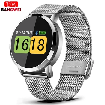 

Smart watch Men Women OLED Screen Heart Rate Monitor Blood Pressure Fitness tracker Sport Smart bracelet Wristband Android IOS