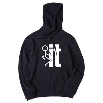 

COOLMIND QI0244H cotton blend oversized funny men hoodies casual autumn fleece loose men sweatshirts with hat