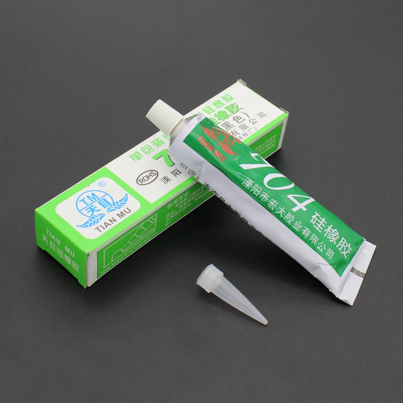 2 pieces 704 silicon rubber waterproof silicone sealant