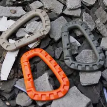 

Plastic big D Ring D Shape Buckle Snap Clip Outdoor Hiking Tactical Climbing Carabiner Key Ring Key Chain Hook Fit Tool ID-HK01
