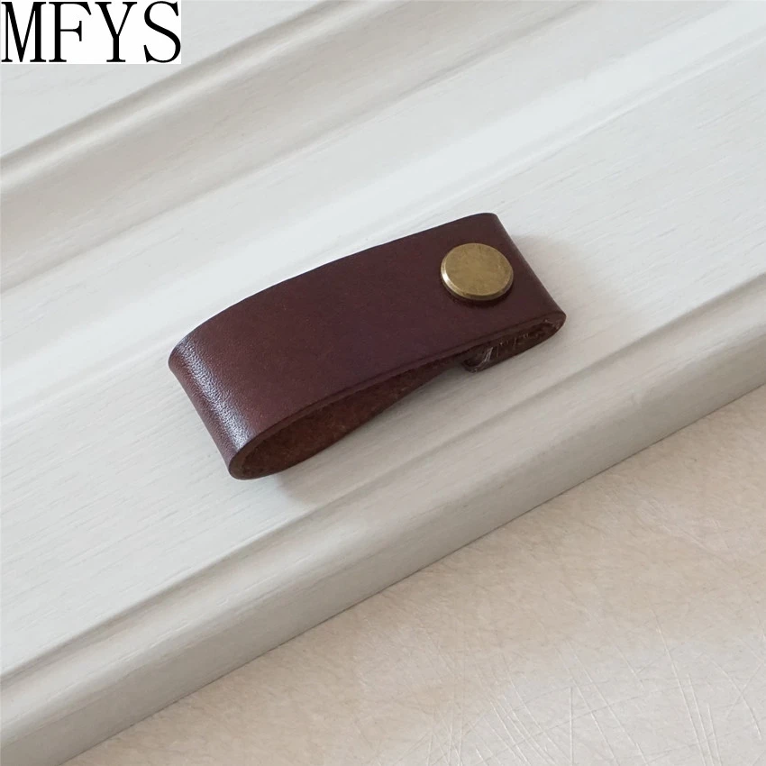 3.75'' 5'' 6.3'' Antique Bronze Cabinet Handles Brown Leather Dresser Handles Drawer Knobs Pulls Door Handle Kitchen Pulls Knob