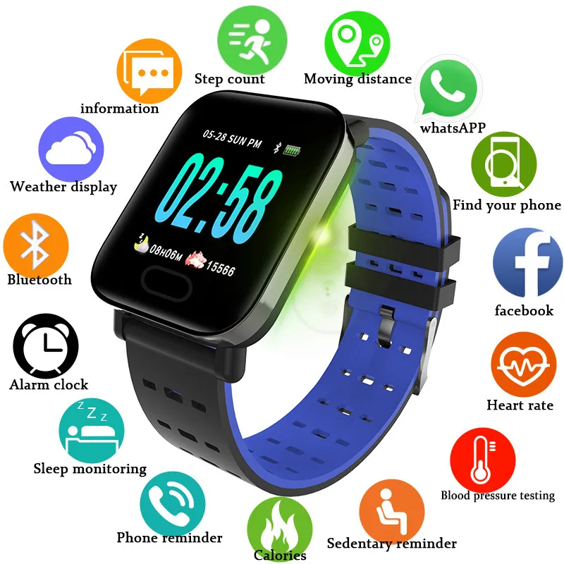 

RollsTimi Men's Watches Smart/Sport Watch Men Watches Fashion Watch Men Heart Rate Blood Pressure Blood Oxygen For Android & IOS