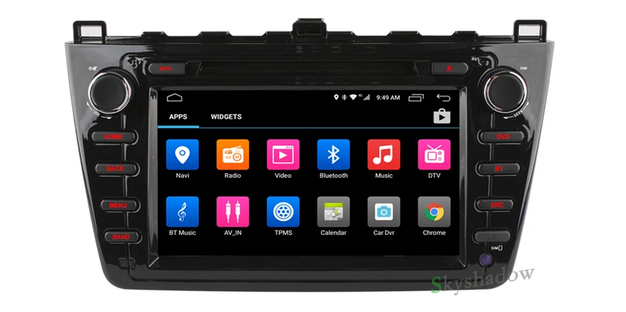 Flash Deal C500 1024*600 4G SIM Quad Core Android 6.0 car DVD Player gps For Mazda 6 2008 2009 2010 2011 2012 wifi Radio 2GB RAM Bluetooth 2