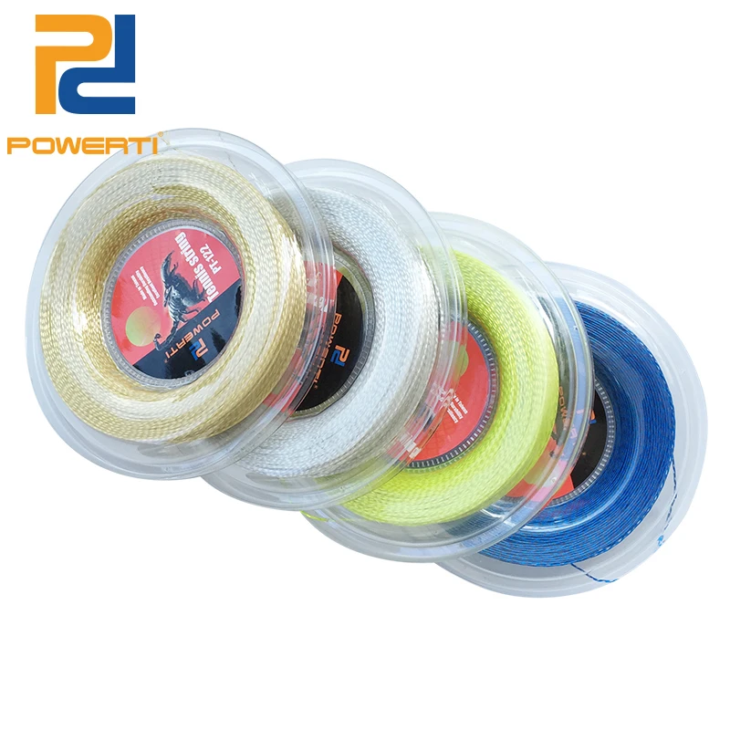 POWERTI 1.30mm Nylon Wire Soft Tennis String 200m Reel Durable Tennis String Racket Sport Training PT122