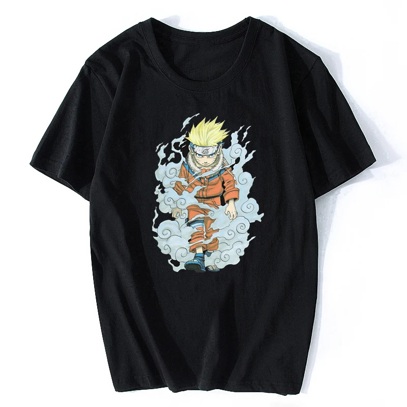 

Noisy Ninja Uzumaki Naruto Cotton Men Cool Japan Anime Otaku T-shirt Aesthetic Harajuku Streetwear Camisetas Hombre T Shirt Men