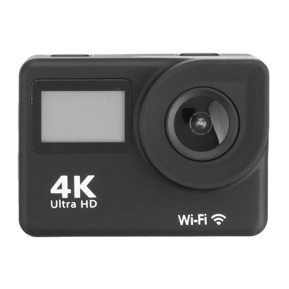 Совместимый водонепроницаемый 4 K двойной экран Wifi HD 1080 P спортивная экшн FHD камера DVR камера видеокамера Para Смарт камера аксессуары YY30