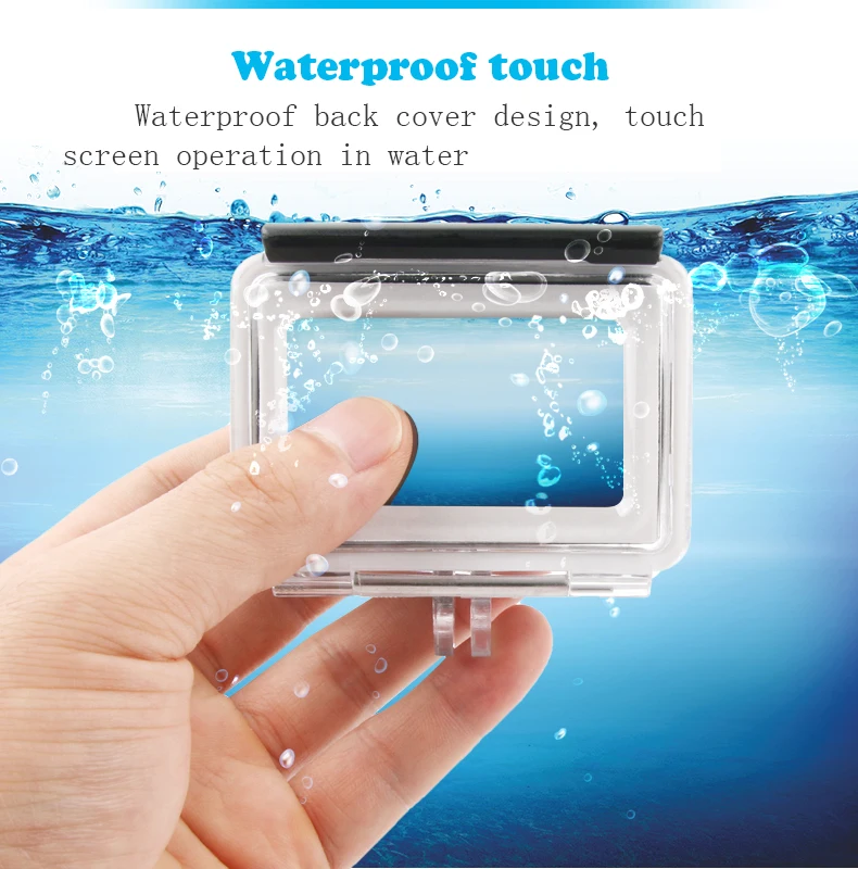 Для камеры Xiaomi Yi 4K 2 II 35m водонепроницаемый чехол для дайвинга чехол для подводной съемки защитный чехол для сенсорного экрана