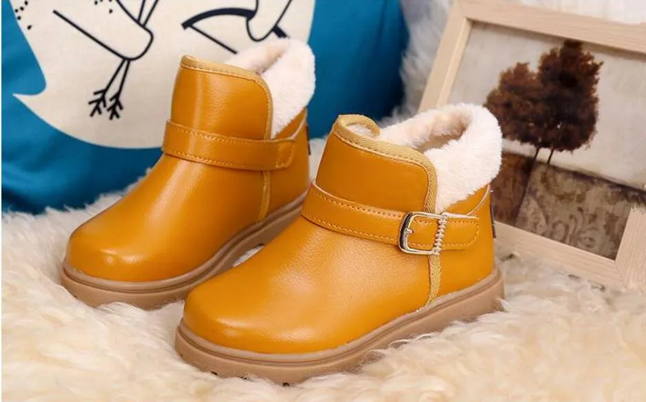 Children PU snow boots-21