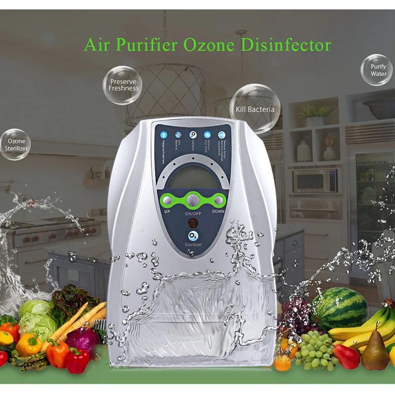 

Household Air Purifier Ozone Generator 220V Ozone Generator Air Purifier Disinfector Fruits Vegetables Sterilization