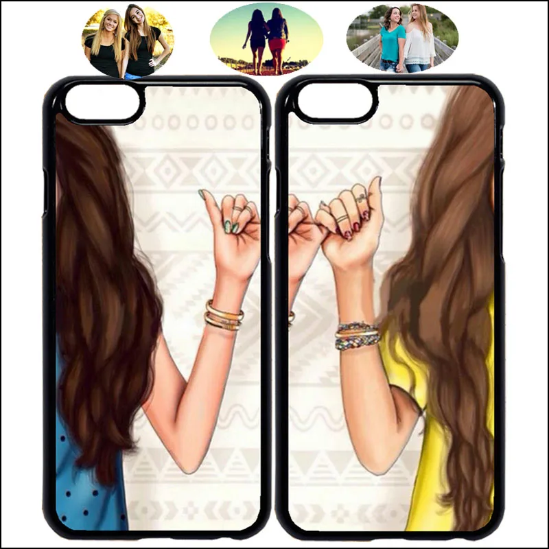 Модный чехол для телефона с надписью Handshake Girl Best Friends iPhone X 7 8 Plus XR XsMax 6s Samsung Note9 S10 +