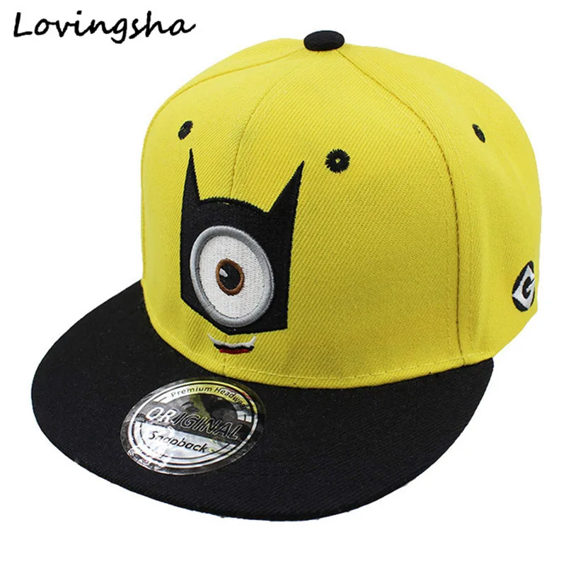 

LOVINGSHA Boy Baseball Caps For 3-8 Years Old Children Cute Design Snapback Caps High Qaulity Adjustable Cap For Girl CC011