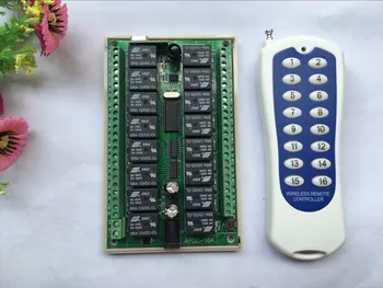 

16CH DC 12V RF home automation remote control switch transmitter and recevier wireless switch Radio smart home control