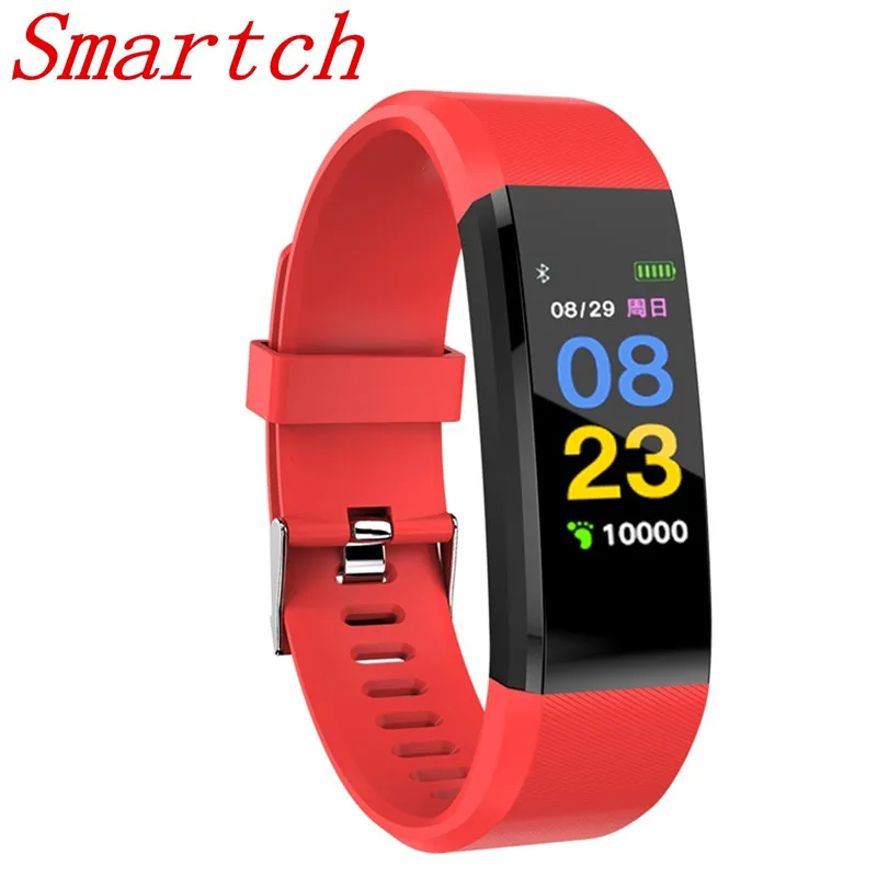 

Smartch ID115 Plus Heart Rate Smart Band 0.96" OLED Sleep Monitor Smart Bracelet Bluetooth Call Reminder Sports Fitness Tracker