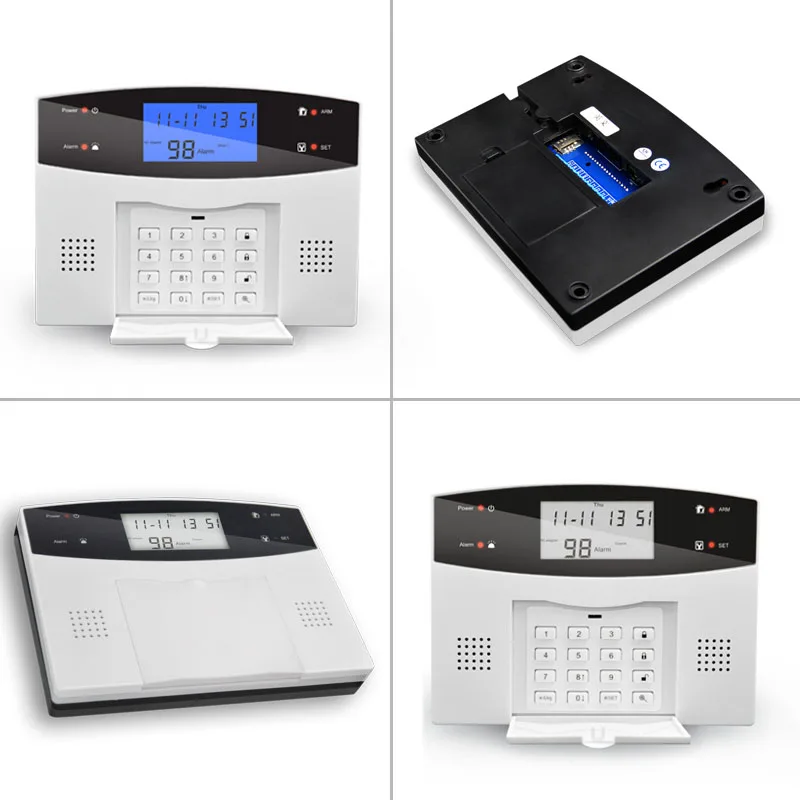 Pаспродажа Беспроводной проводной PSTN GSM сигнализация 99 беспроводной 4 проводных зоны поддержка релейный выход умный дом управление Поддержка Android IOS APP