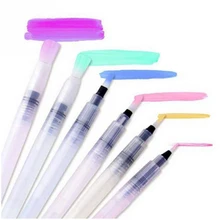 6 шт. различная форма большой емкости баррель водяная краска набор кистей самоувлажняющая ручка каллиграфия Рисование художественные принадлежности