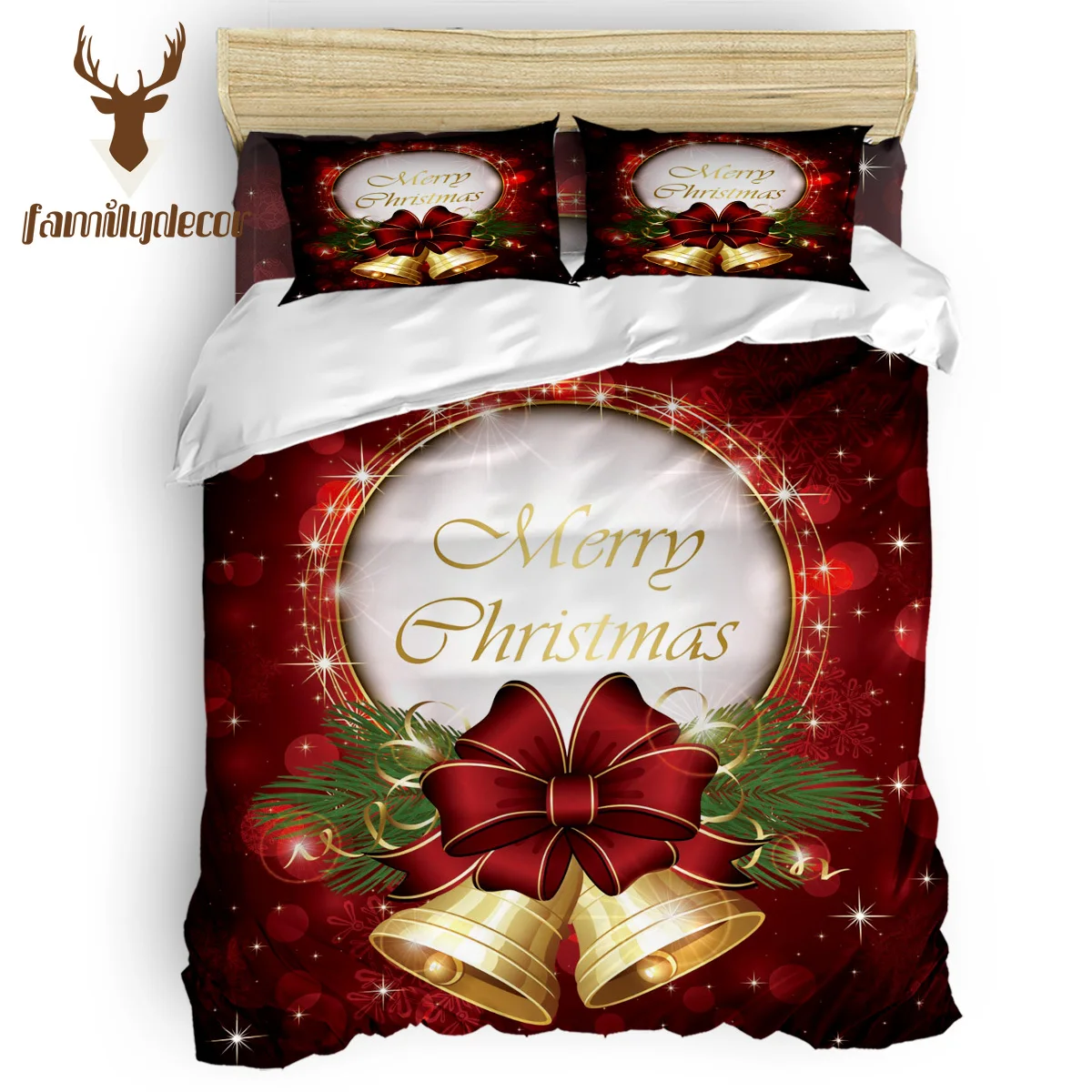 

Family Decor Merry Christams Bedding Sets Duvet Set Covers George Washington's Birthday Quilt Cover Bedding Quilted Duvet Set
