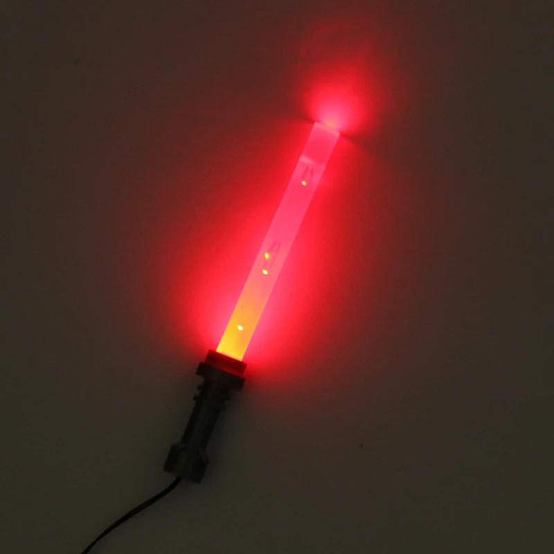 LED light lightsaber for lego figure Toys For Star Wars lego pin The Force Awakens Nano Light Up Set DIY Toys For Children      (7)