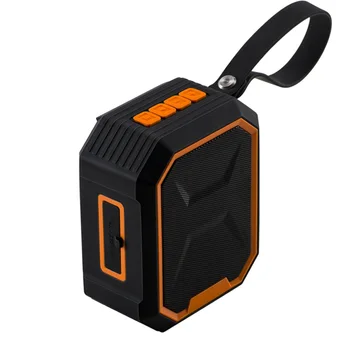 

Outdoor IPX7 Portable Strap Wireless Bluetooth Speaker Calls Handsfree Stereo Speaker Water Dust-Proof Bluetooth 4.2 TF Card.