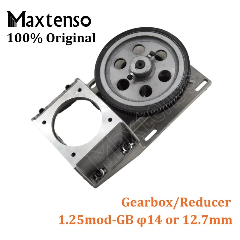 

MAXTENSO Premium 1.25mod modulus cnc gear box helical teeth Engraving machine reducer set with pulley belt NEMA34 Oblique Set