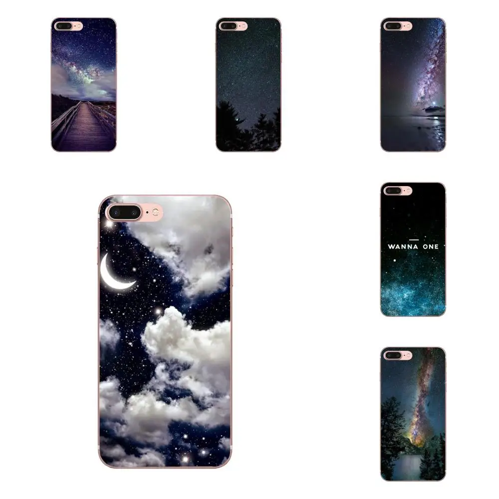 

Protective Starry Night Space Sky Soft Cases Cover For Samsung Galaxy Note 5 8 9 S3 S4 S5 S6 S7 S8 S9 S10 mini Edge Plus Lite