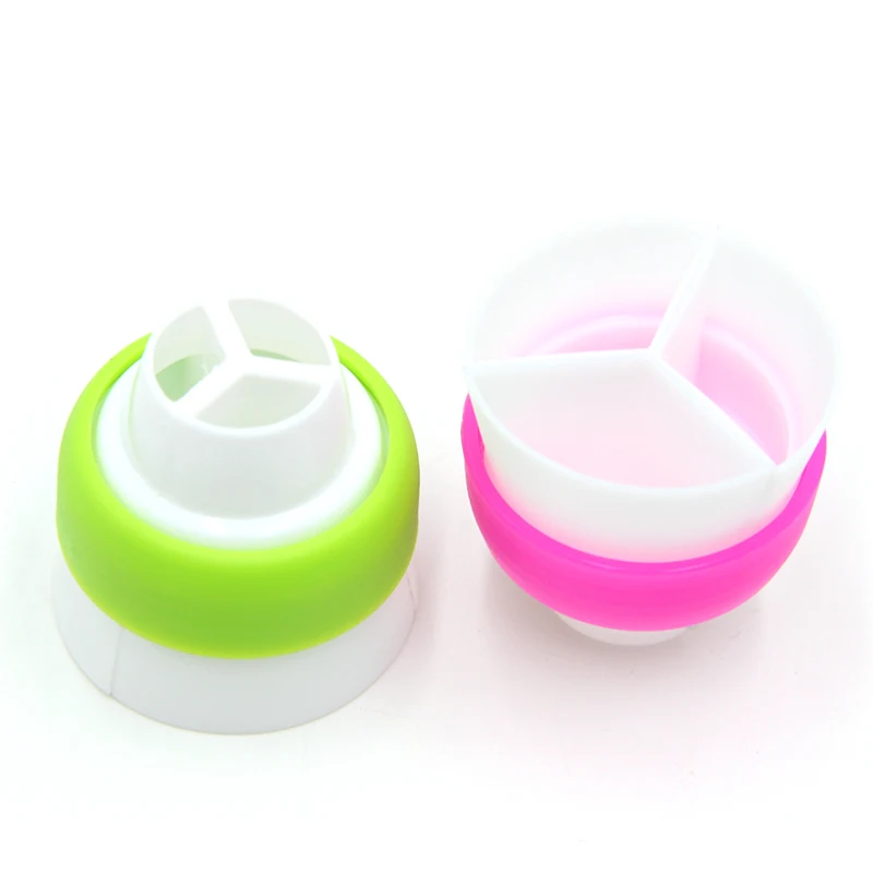 

Food Grade PVC 3-Color Coupler for Tips Russian Nozzle Converters Cake Dessert Decorating Tools for Large Russian Piping Tips