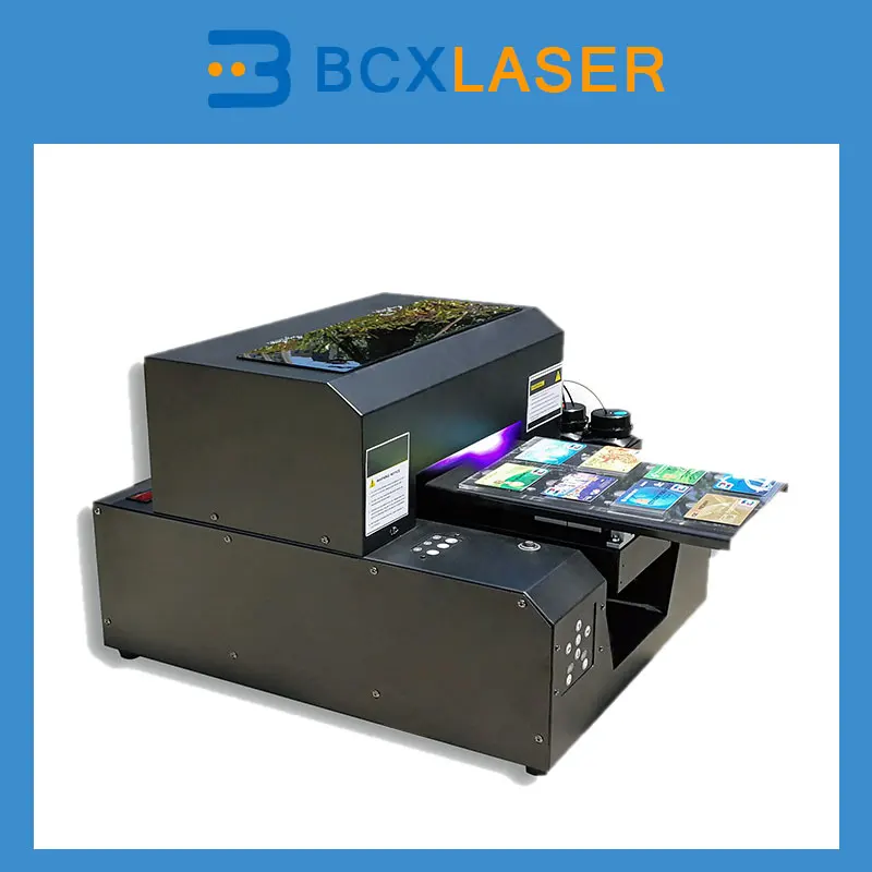 L800 print head 2880 dpi printing resolution small A4 UV printer for phone shell mobile case pen glass bottle printing