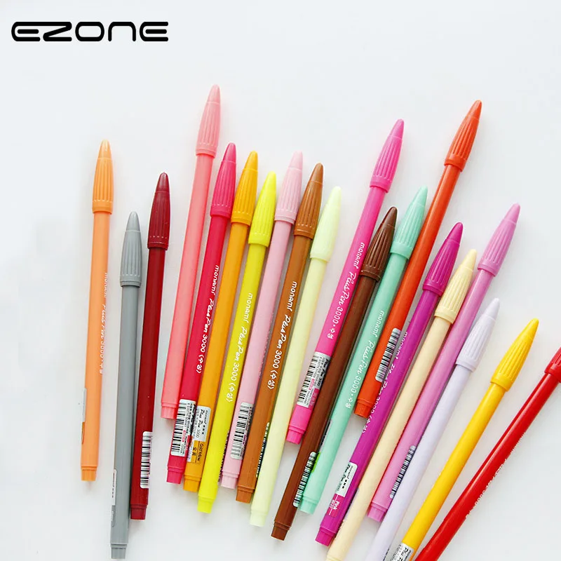 

EZONE 3Pcs/Set Marker Pen Art Marker Color Pen Water Soluble Colored Pens Markers For Professional Drawing Stationery Papelaria