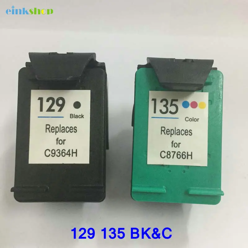 Einkshop совместимый для hp 129 135 картридж для hp PSC 1401 1402 1410 DeskJet 3910 3915 3930,3930 В 3940 3940 В 4310 5605