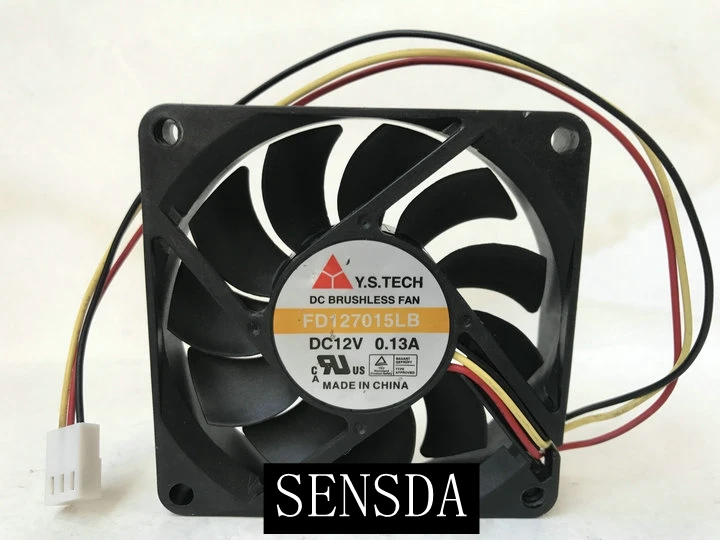 70 мм новый оригинальный вентилятор 7 см FD127015LB 7015 12 В 0.13A бесшумный охлаждающий
