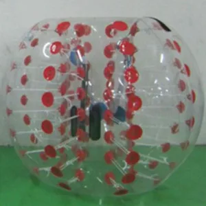 1,5 м для взрослых, 1,0 мм надувной мяч ПВХ, футбольный мяч, костюм, пузырь футбол, Футбольная форма, Зорб фитбол, бампер мяч - Цвет: Red