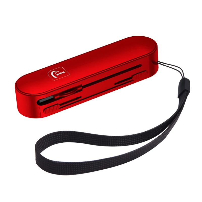 

3 In 1 Multi-function 20cm Type-c data cable with phone rack portable universal multi-head apple android fast charger organizer