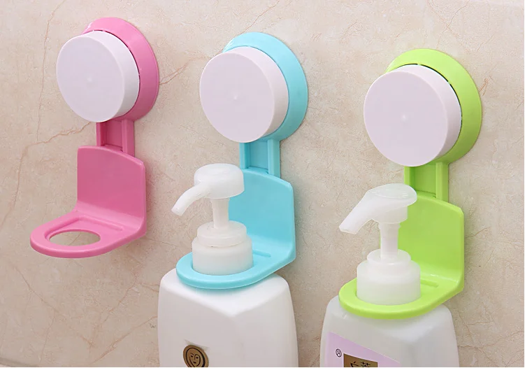 NEW!!Practical Bathroom Shampoo Shower Gel Bottle Holder Wall Mounted