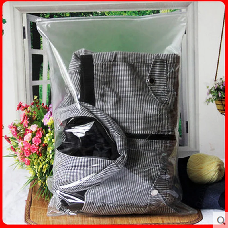 30pcs/lot Large 40cm*50cm*160mic Hight Quality Clear Adult Winter