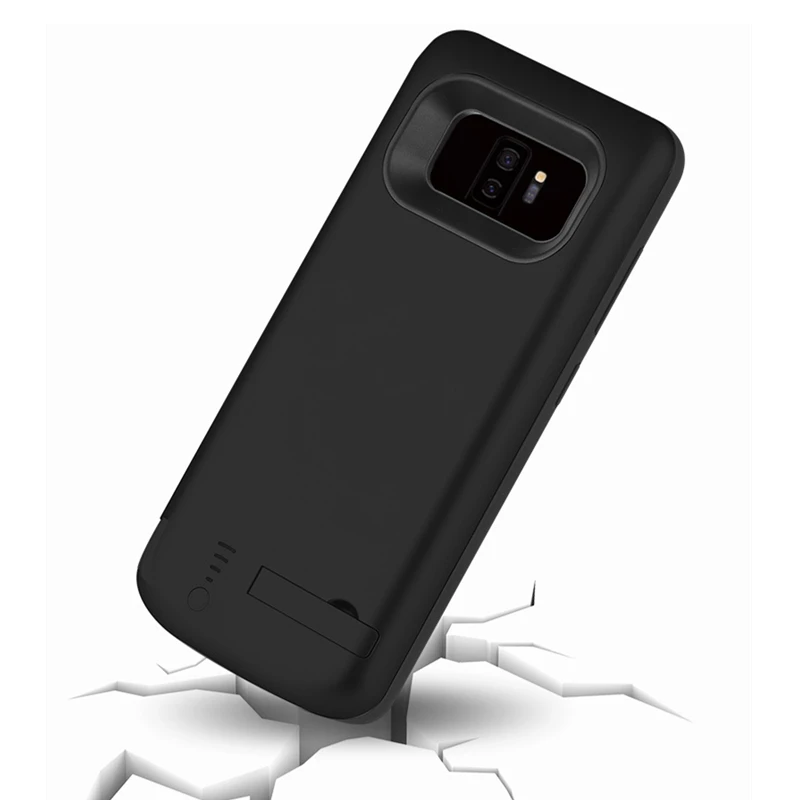 Портативный внешний аккумулятор зарядный чехол для Samsung S9 + чехлы батарей
