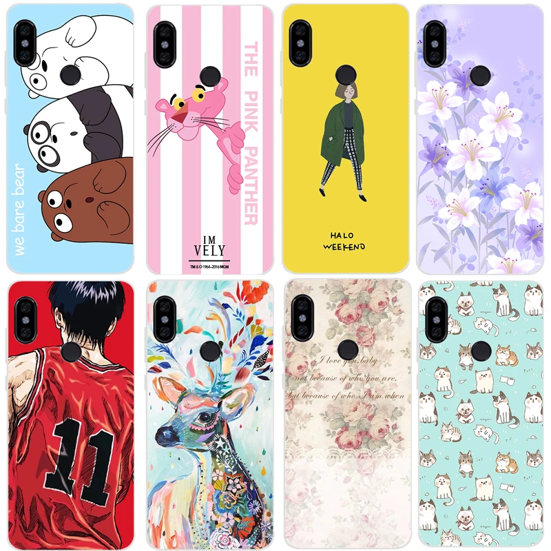 

3D Xiaomi Redmi Note 5 Case Cover Cartoon TPU Xiaomi Redmi Note 5 Phone Cases Silicone Soft Redmi Note 5 Case 5.99" 64GB