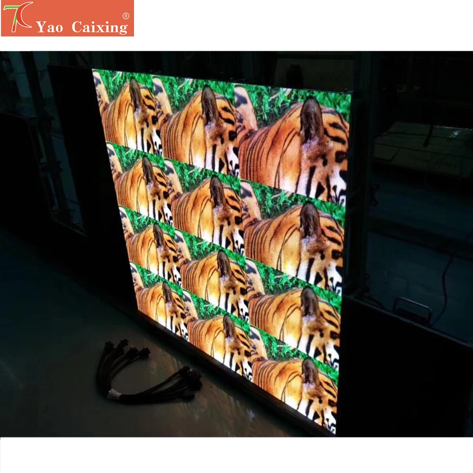SMD1515 точечная матрица P1.9 RGB светодиодный рекламный экран литой алюминиевый шкаф
