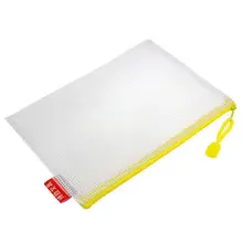 ПВХ ткани гриддинга желтая молния A5 Бумага файлы мешок папки