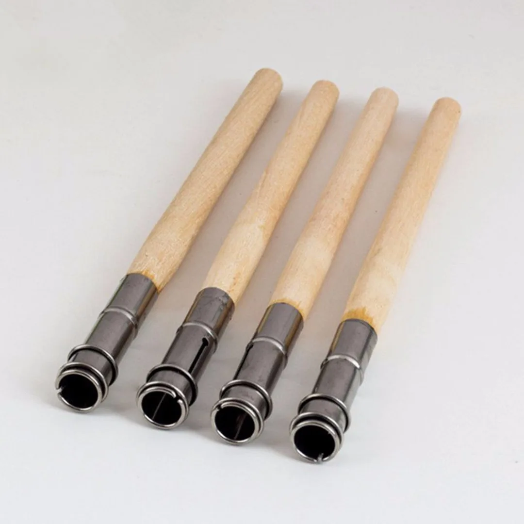 5pcs/set Wooden Pencil Extender Holder Adujustable Pencil Lengthener Painting Drawing Tool for Student School Office
