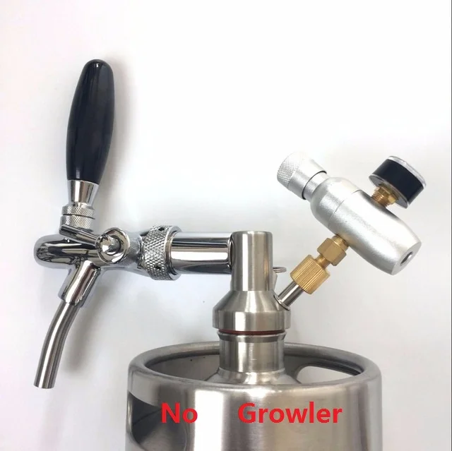 

HomebrewMini Keg Beer spear with Adjustable Faucet and CO2 Injector