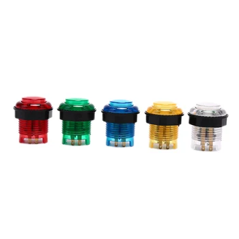 

Quality 1PCS 28mm LED Arcade Push Button Arcade Start Button Switch 5V Illuminated Button Arcade Cabinet Accessories