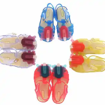 

Summer Mini Girl Sandals New Scented Melting Popsicle Clear Jelly Shoes Kids Sandals Toddler Children's Shoes