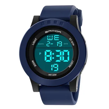 

Men Super Slim Sport Watch Electronic LED Digital Wrist Watches Waterproof Auto Date Watches