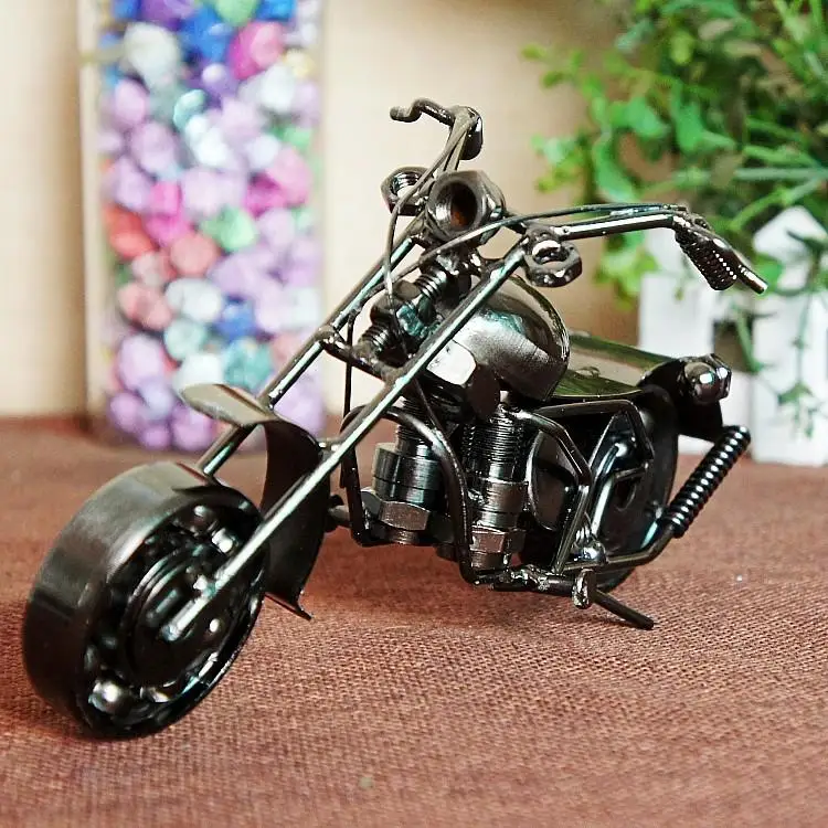 Литые под давлением игрушечные транспортные средства винтажный Бэтмобиль крутой металлический мотоцикл размер М Модель современный европейский стиль игрушки для мальчиков хобби подарок для семьи - Цвет: M9C