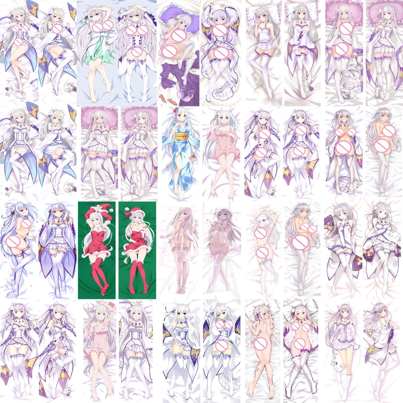 2017 September update Anime Re: Zero kara Hajimeru Isekai Seikatsu Emilia Подушка Dakimakura чехол для обнимающего тела