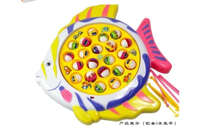 Электрический игра рыбалка рыбное блюдо детские развивающие игрушки Батарея работает звучание унисекс электронные