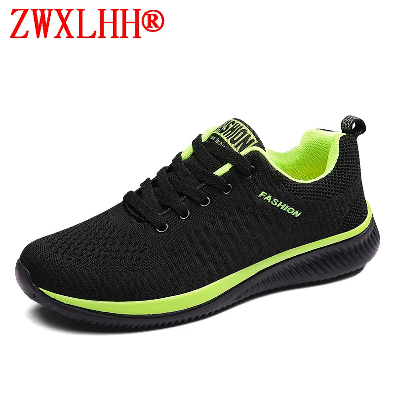 

2019 new spring summer men mesh shoes with flat breathable men platform Running shoes Men's shoes Hard Court running shoe 39--44