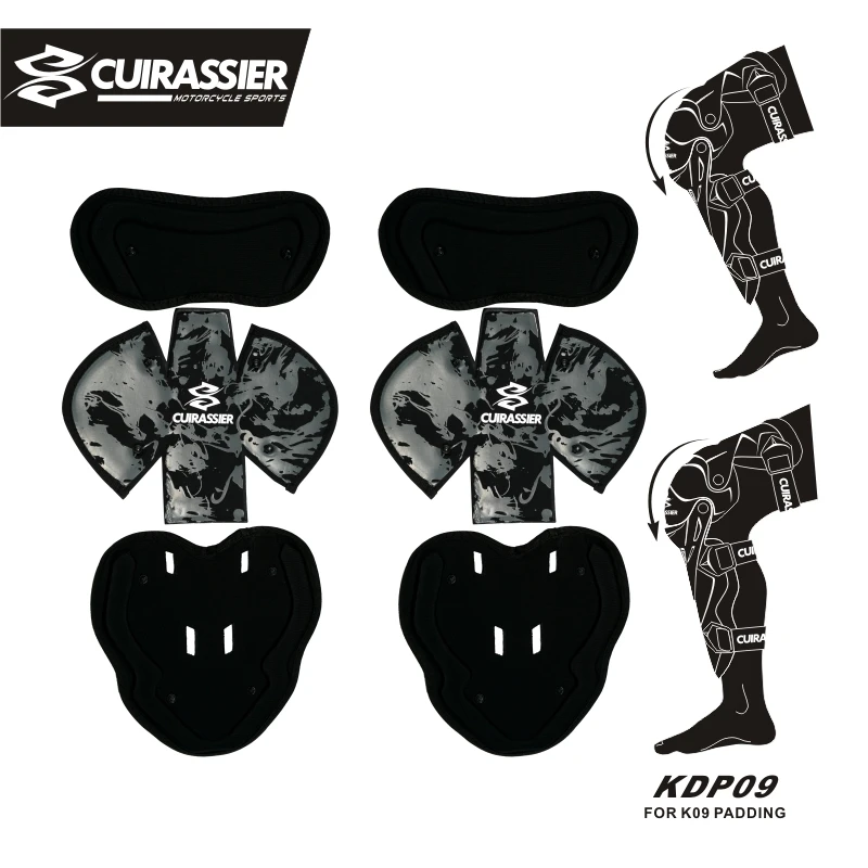 Наколенники для мотокросса Cuirassier KDP09 защитные наколенники мотогонок 5