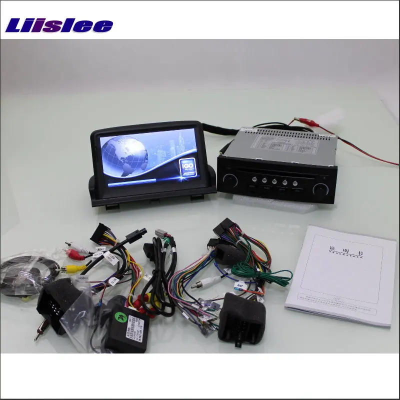 Sale Liislee For Peugeot 307 - Car Radio CD DVD Player HD Screen Audio Stereo GPS Map Nav Navi Navigation S100 Multimedia System 3