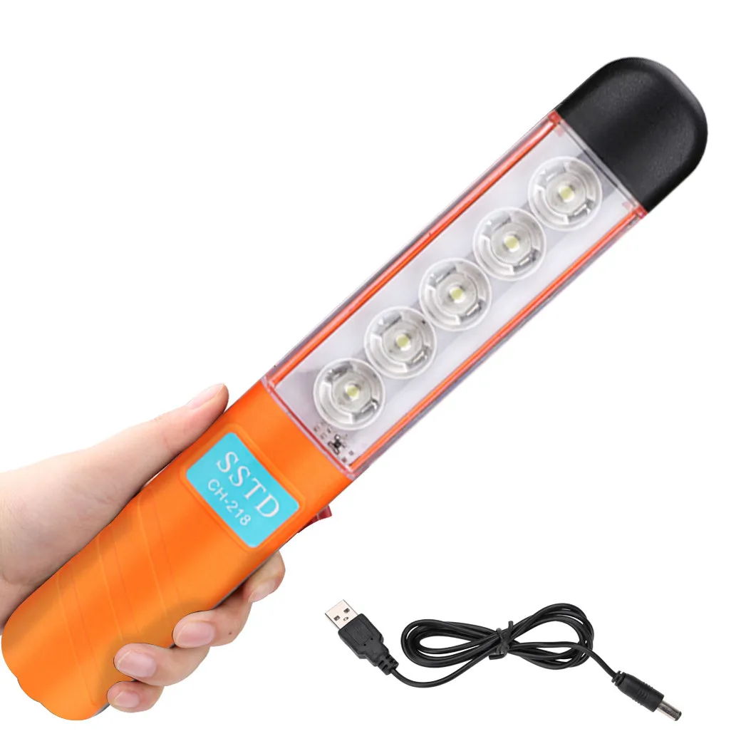 

ISHOWTIENDA energy saving Portable 5 LED Rechargeable Work Light Magnet Flashlight Torch Lamp Light rechargeable work light #G30
