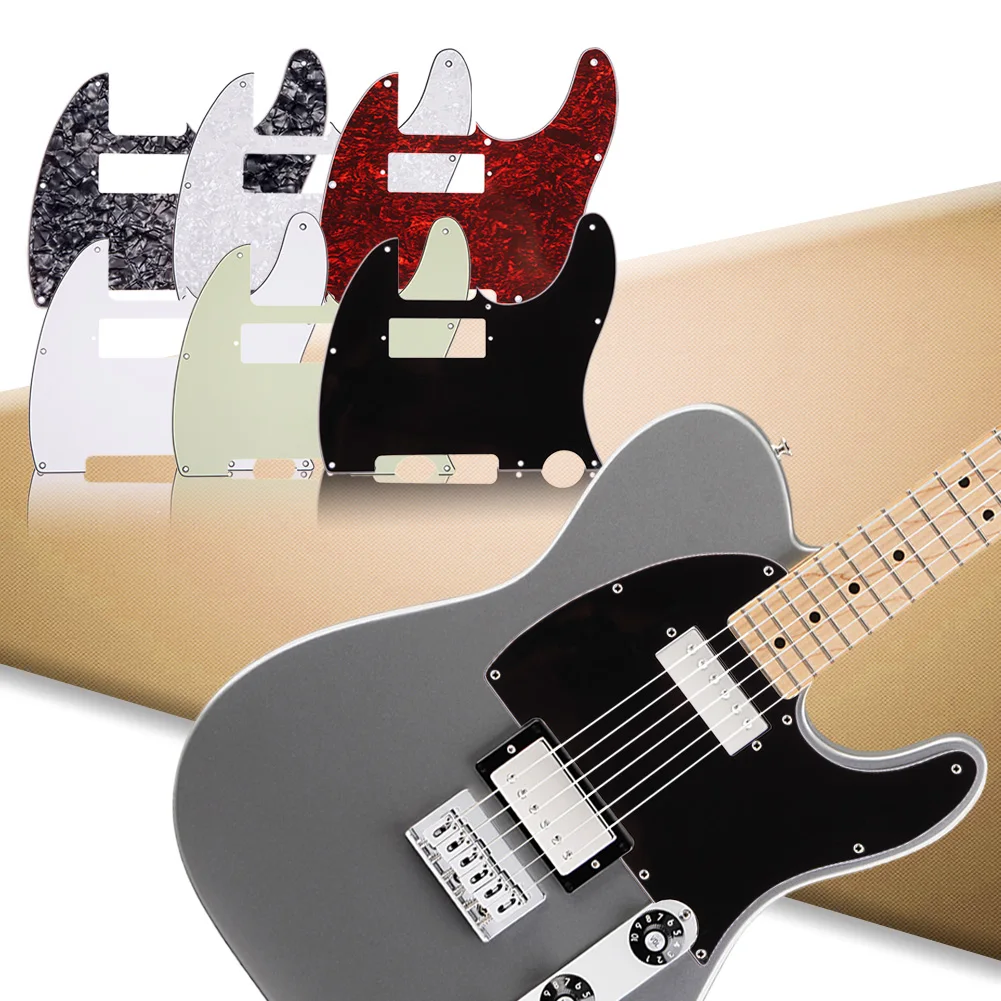 

3Ply Guitar Pickguard For Tele With Humbucker Cut Out Style Practical Pick Up Humbucker Pick Guard Guitar Accessories